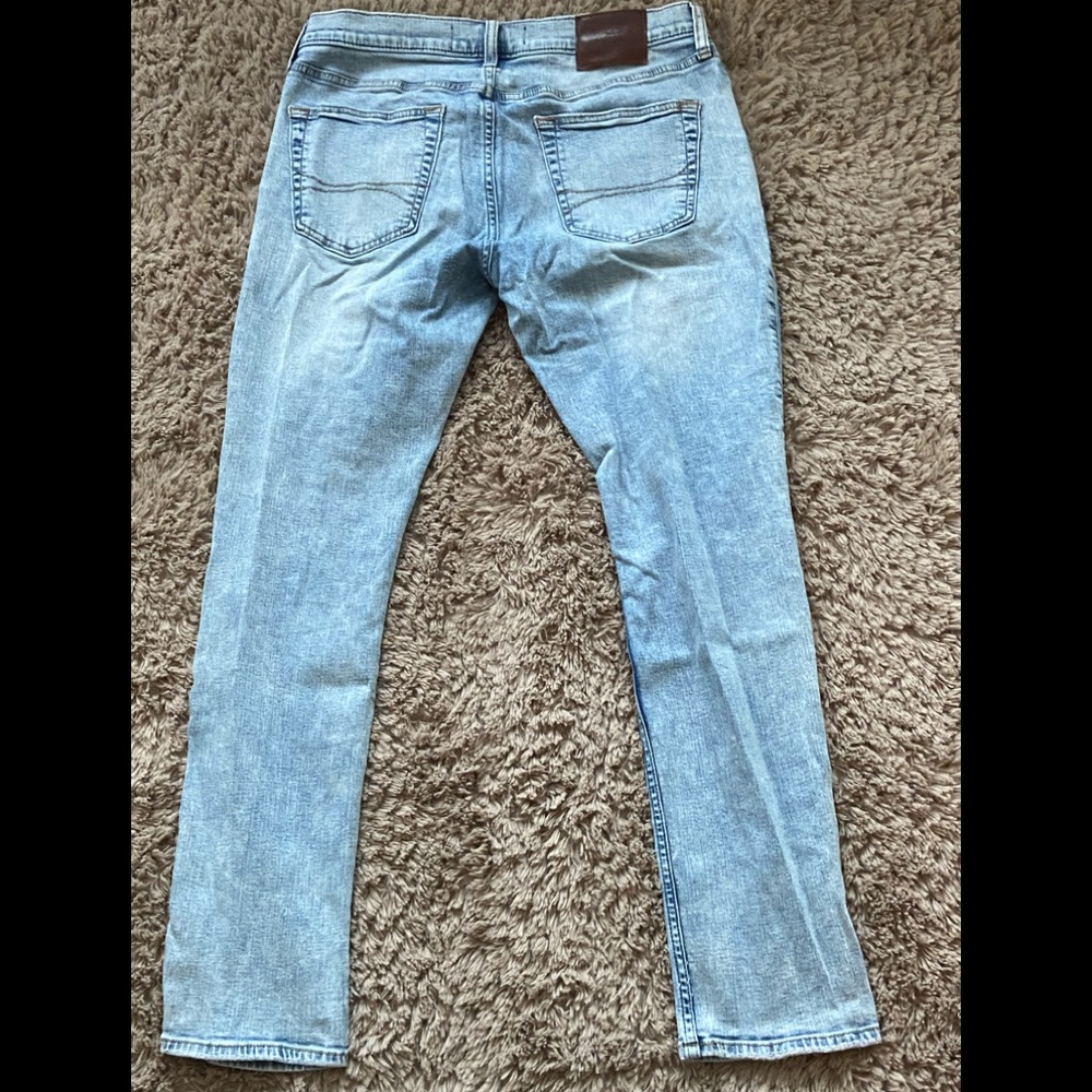 Hollister Advanced Stretch Ripped Skinny Jeans 33 - Picture 2 of 3